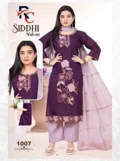 Desi kudi siddhi vol 1 three piece kurti wholesale
